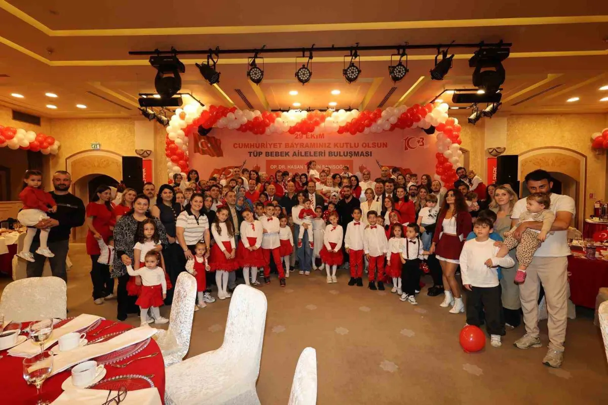 Trabzon'da tüp bebek tedavisi gören aileler Cumhuriyet Bayramı'nda bir araya geldi 1