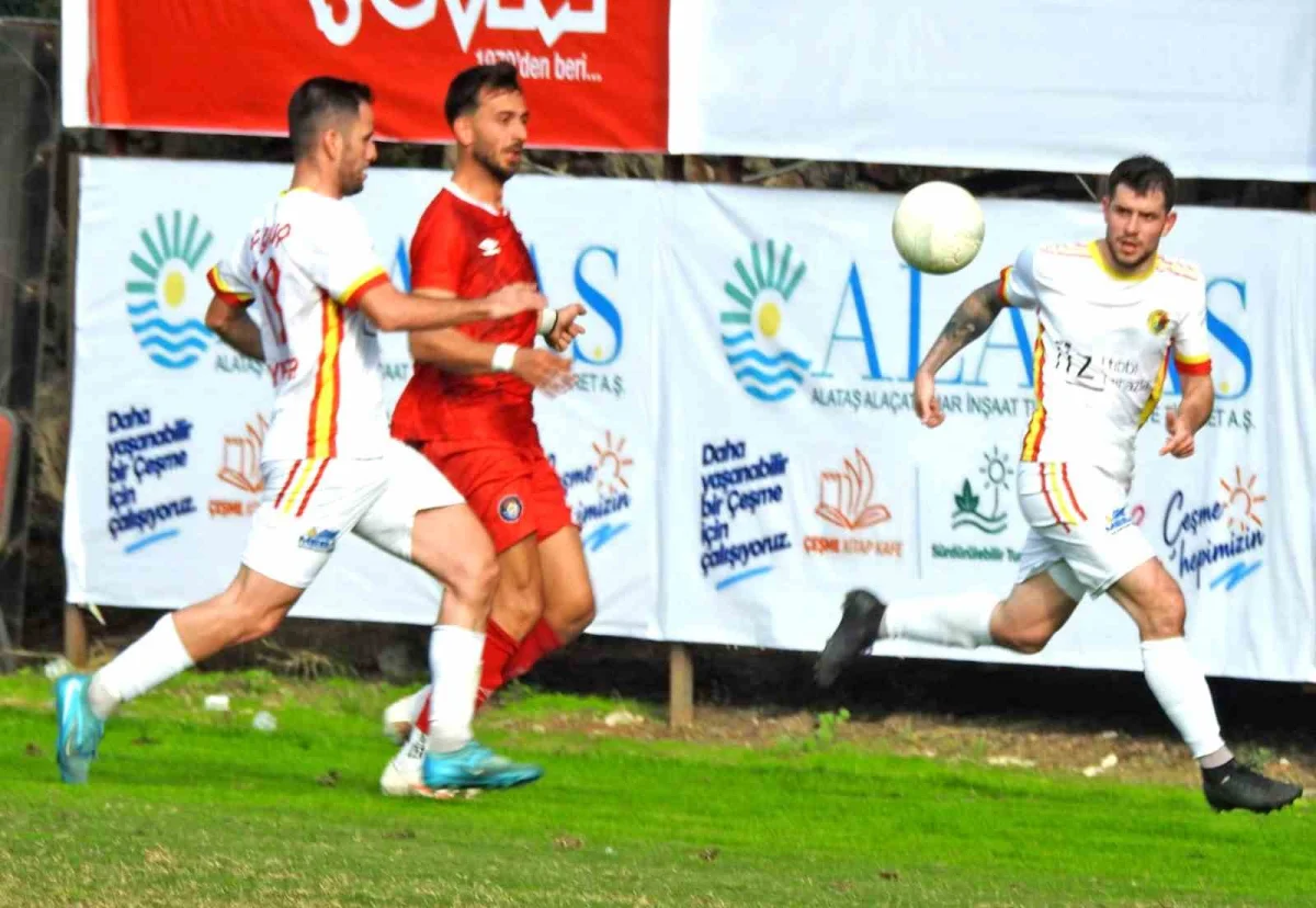 Çeşme Belediyespor sahasında Yelkispor'a penaltı golüyle mağlup oldu 5