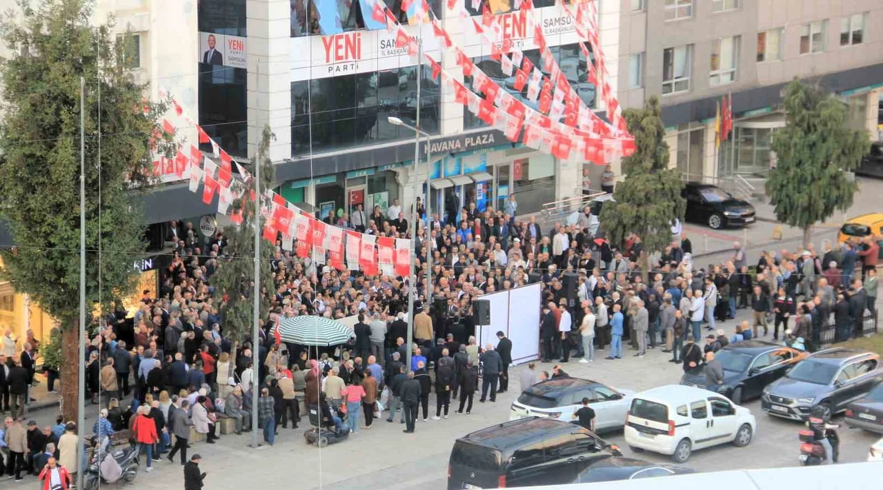 SAMSUN’DA YENİ PARTİ İL BAŞKANLIĞI BİNASI, DÜZENLENEN TÖRENLE AÇILDI.