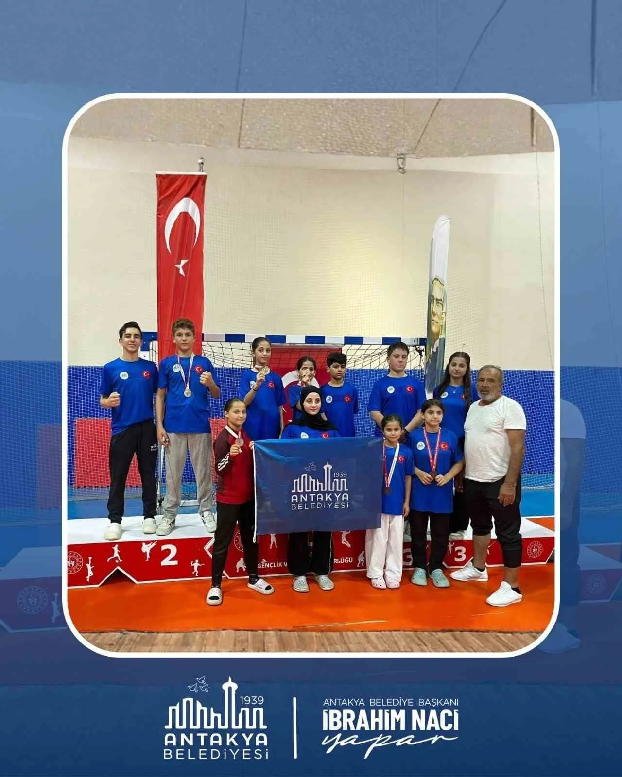 ANTAKYA BELEDİYESİ KARATE TAKIMI SPORCULARI, HATAY’IN KURTULUŞU İLLER ARASI KARATE YARIŞMASI’NDA...