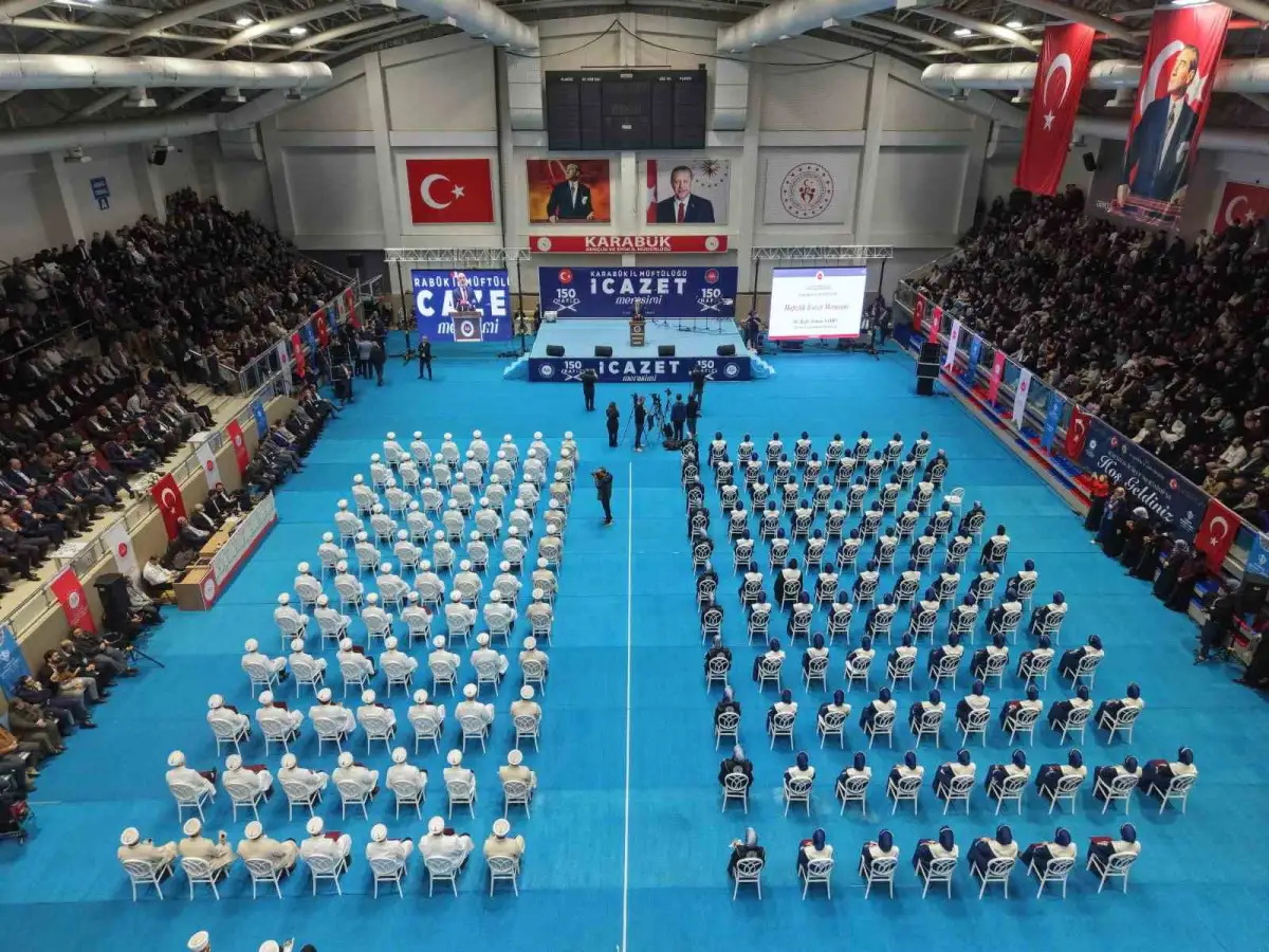 Karabük'te 150 öğrenci hafızlık icazeti aldı 2