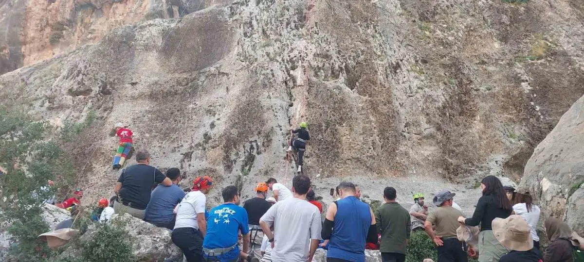Köklüce Kanyonu'nda tırmanış festivali: Yerli ve yabancı bini aşkın sporsever bir araya geldi 5