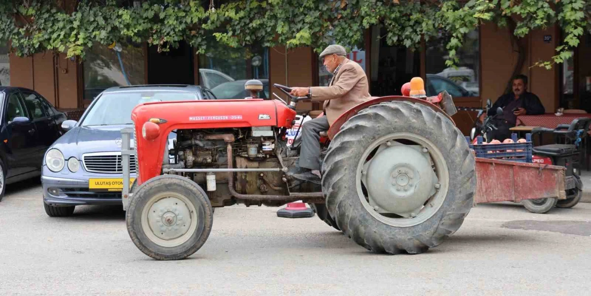Aydın'da 88 yaşındaki çiftçi 69 yıllık traktörüyle üretime devam ediyor 3