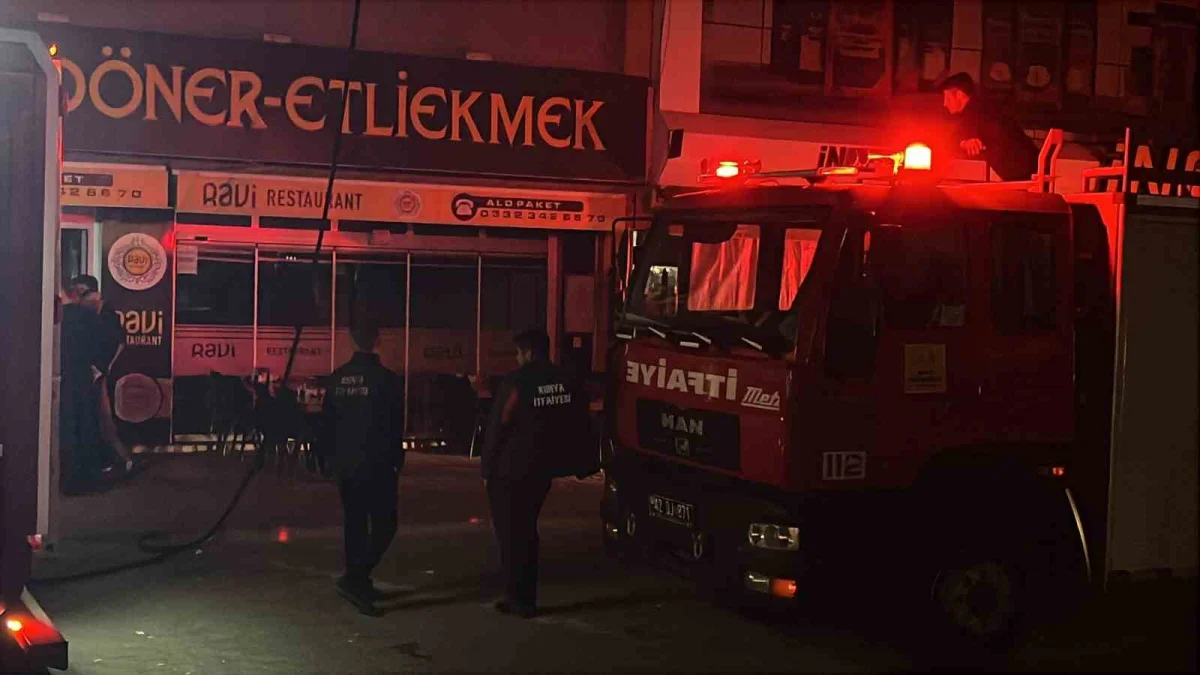 Konya'da fırın bacasında çıkan yangın paniğe yol açtı 4