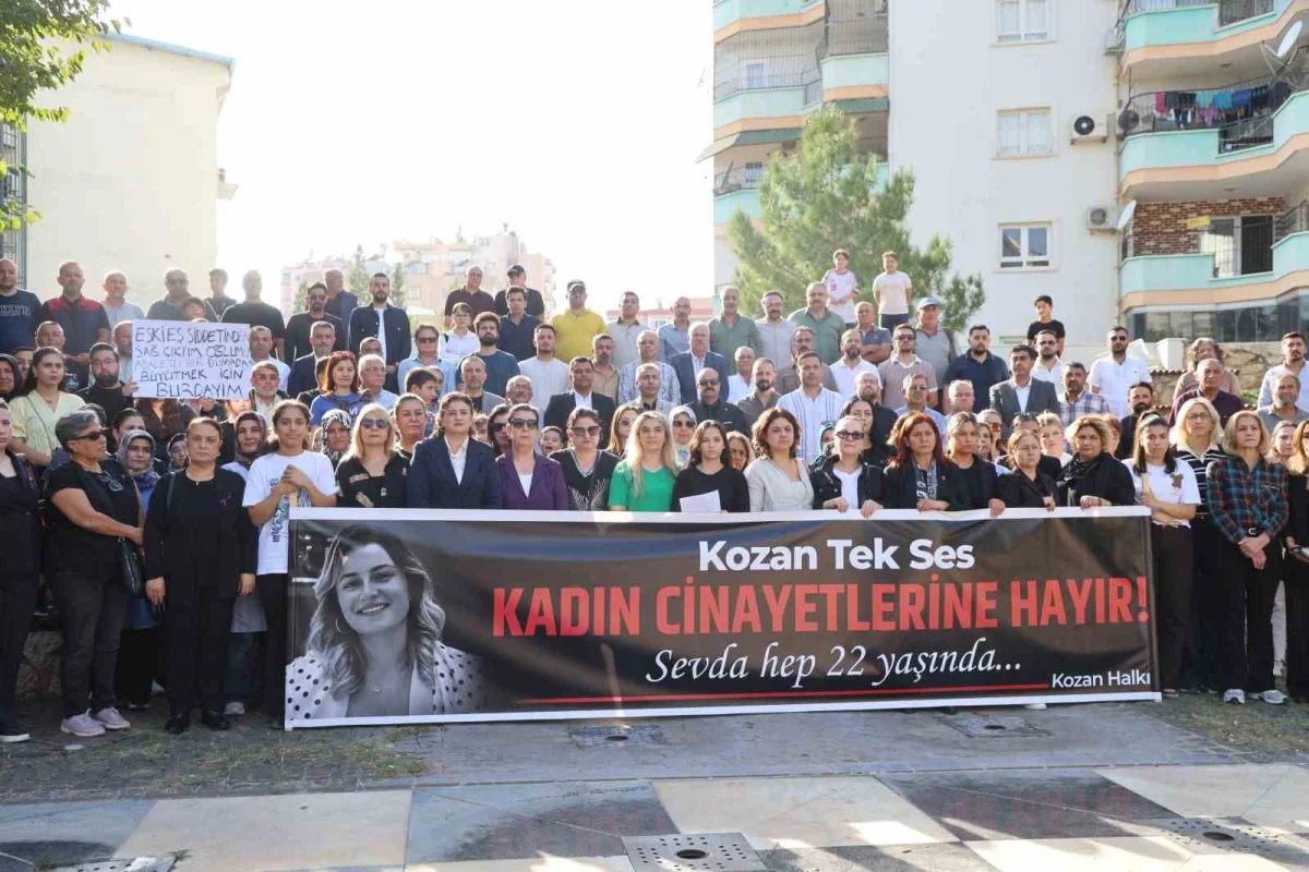 Kozan'da öldürülen Sevda Dinler için kadınlardan adalet çağrısı 1