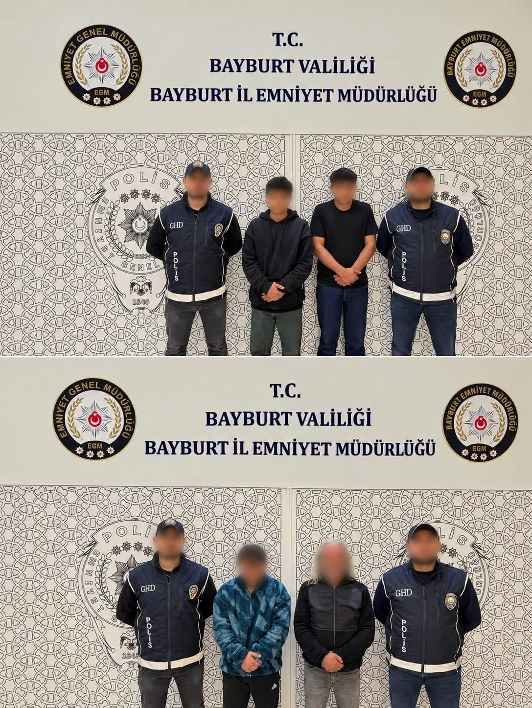 BAYBURT’TA 2 DÜZENSİZ GÖÇMEN YAKALANDI
