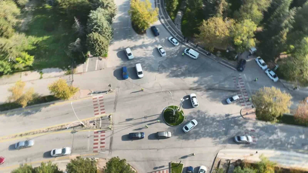 Elazığ'da KPSS adaylarının güzergahları dronla denetlendi 3