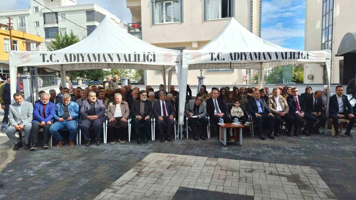 Adıyaman'da depremde yıkılan cami Giresunlu ailenin desteğiyle yeniden açıldı 4