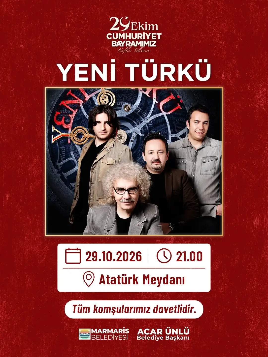 Marmaris'te Cumhuriyet Bayramı coşkusu dört güne yayılacak 3