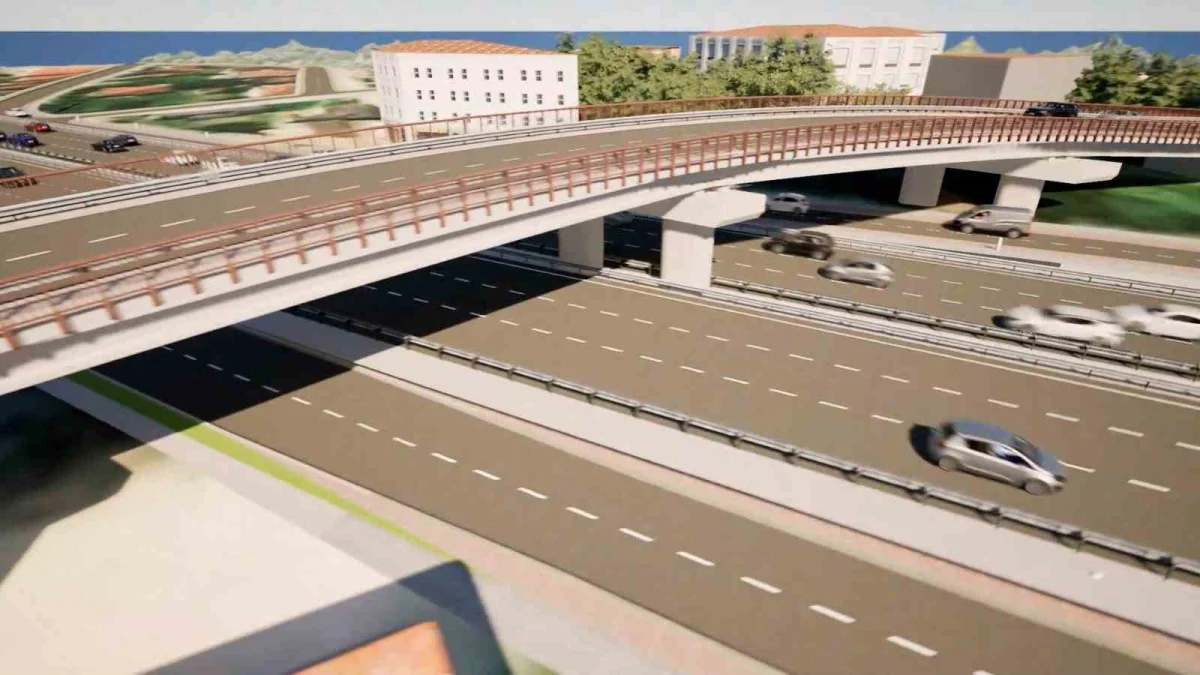Düzce'de şehir içi trafiğini rahatlatacak Metek Üst Geçidi Projesi onaylandı 1