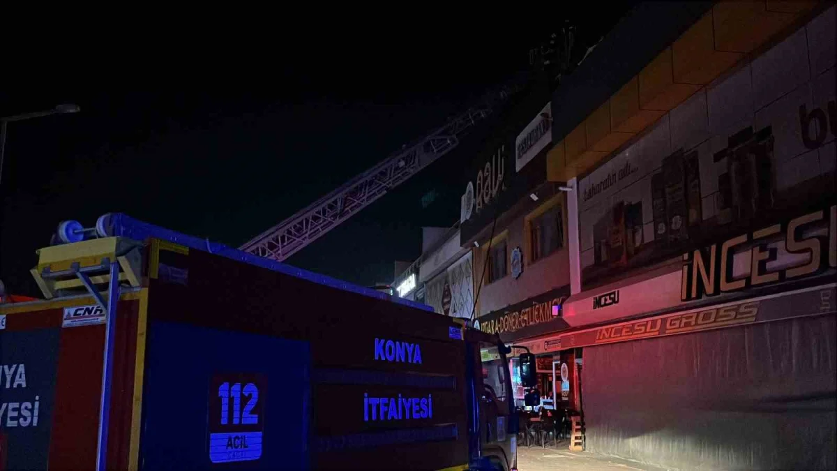 Konya'da fırın bacasında çıkan yangın paniğe yol açtı 3