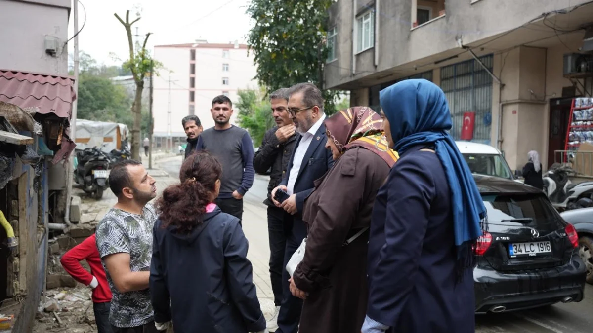 AK Parti İstanbul milletvekilleri üç ilçede sahadaydı: Selden etkilenen Ayazağa da ziyaret edildi 5