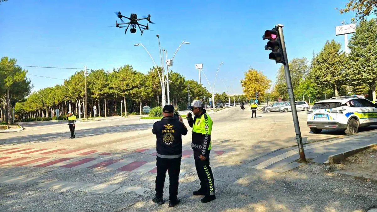 Elazığ'da KPSS adaylarının güzergahları dronla denetlendi 1