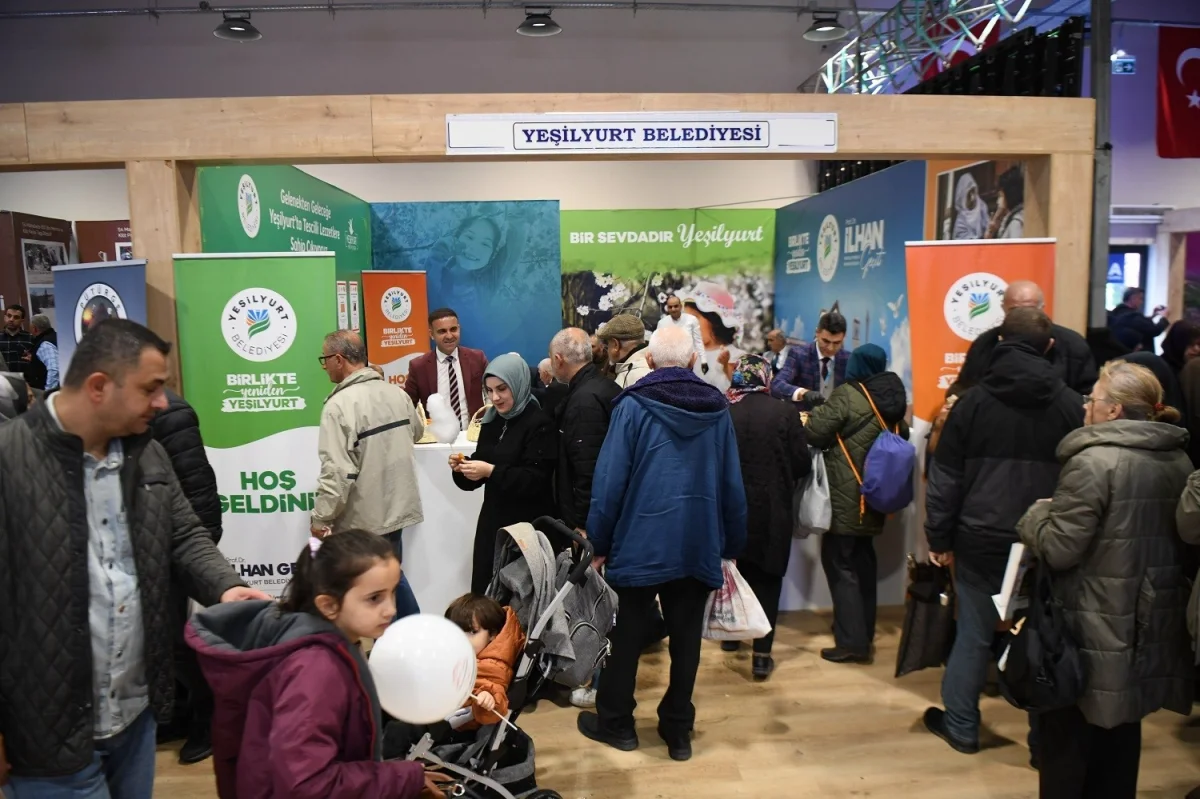 Yeşilyurt Belediyesinin İstanbul'daki tanıtım standı ziyaretçilerini ağırlıyor 5