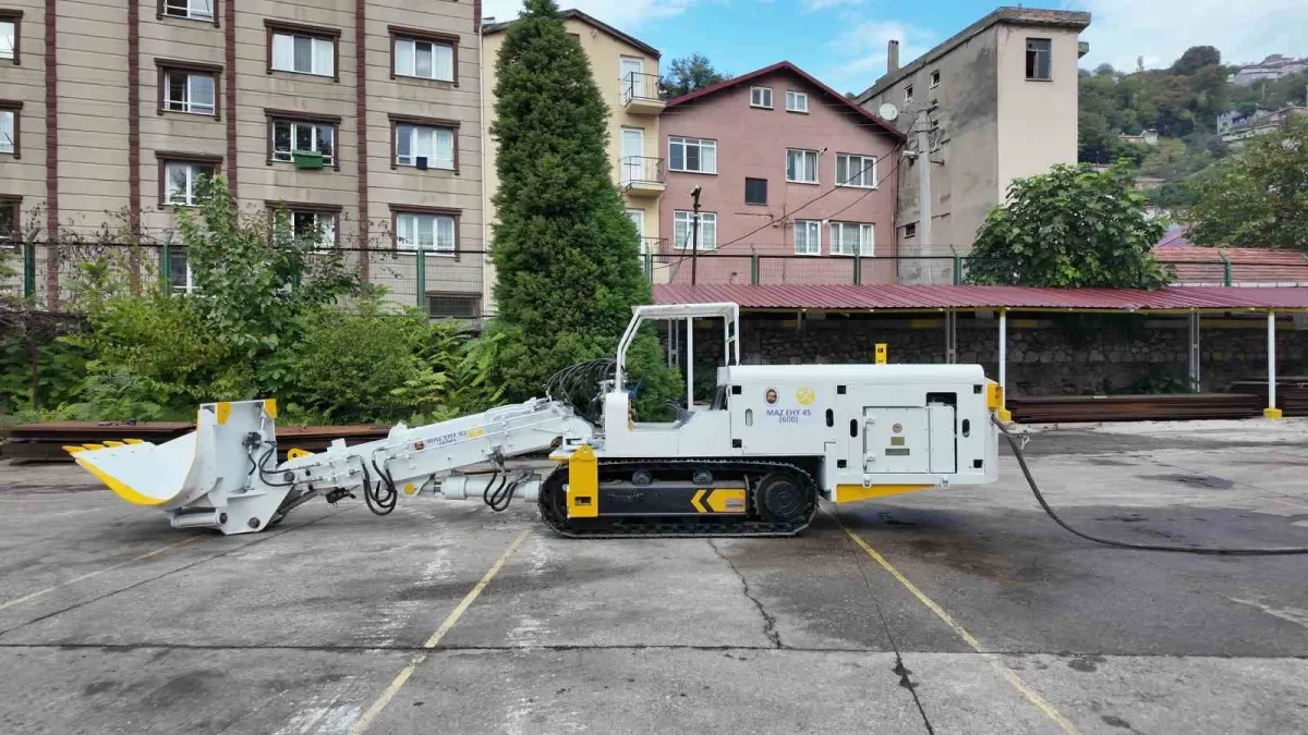 Zonguldak'ta 500 bin dolarlık maden makinesini 200 bin dolara ürettiler 5