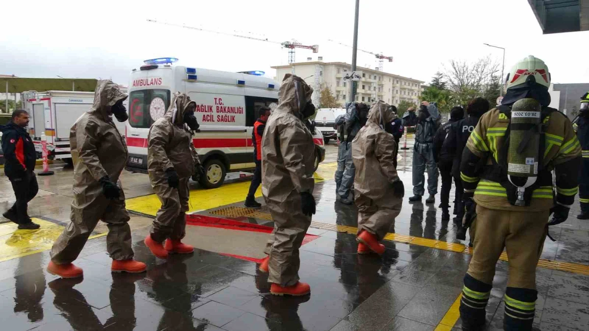 Çanakkale Havalimanı'nda nefes kesen KBRN tatbikatı 5