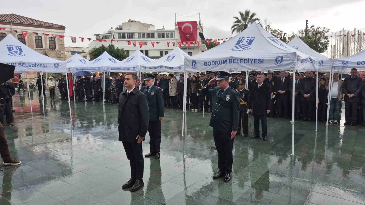 Bodrum'da Cumhuriyet Bayramı coşkusu törenle başladı 5