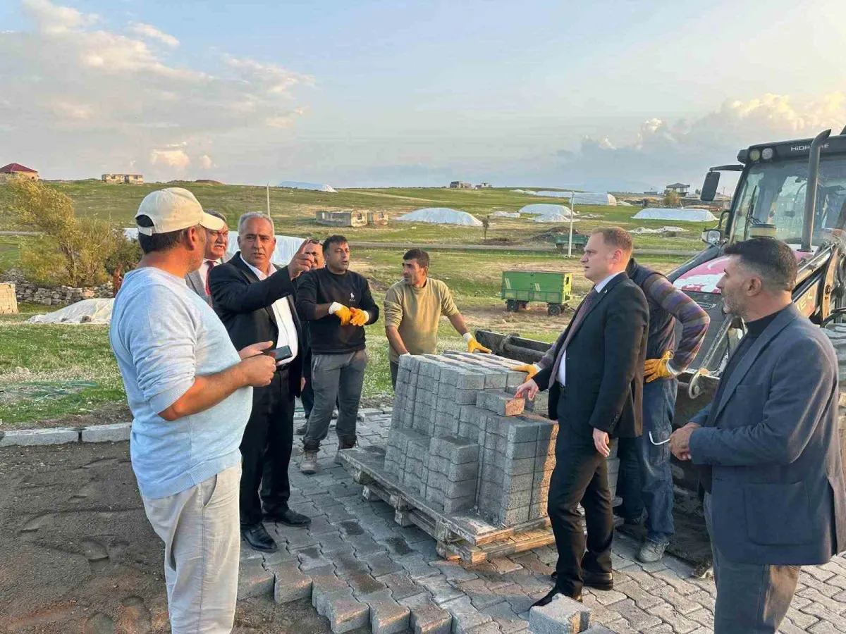 Bulanık'ta KÖYDES altyapı yatırımları yerinde incelendi 2