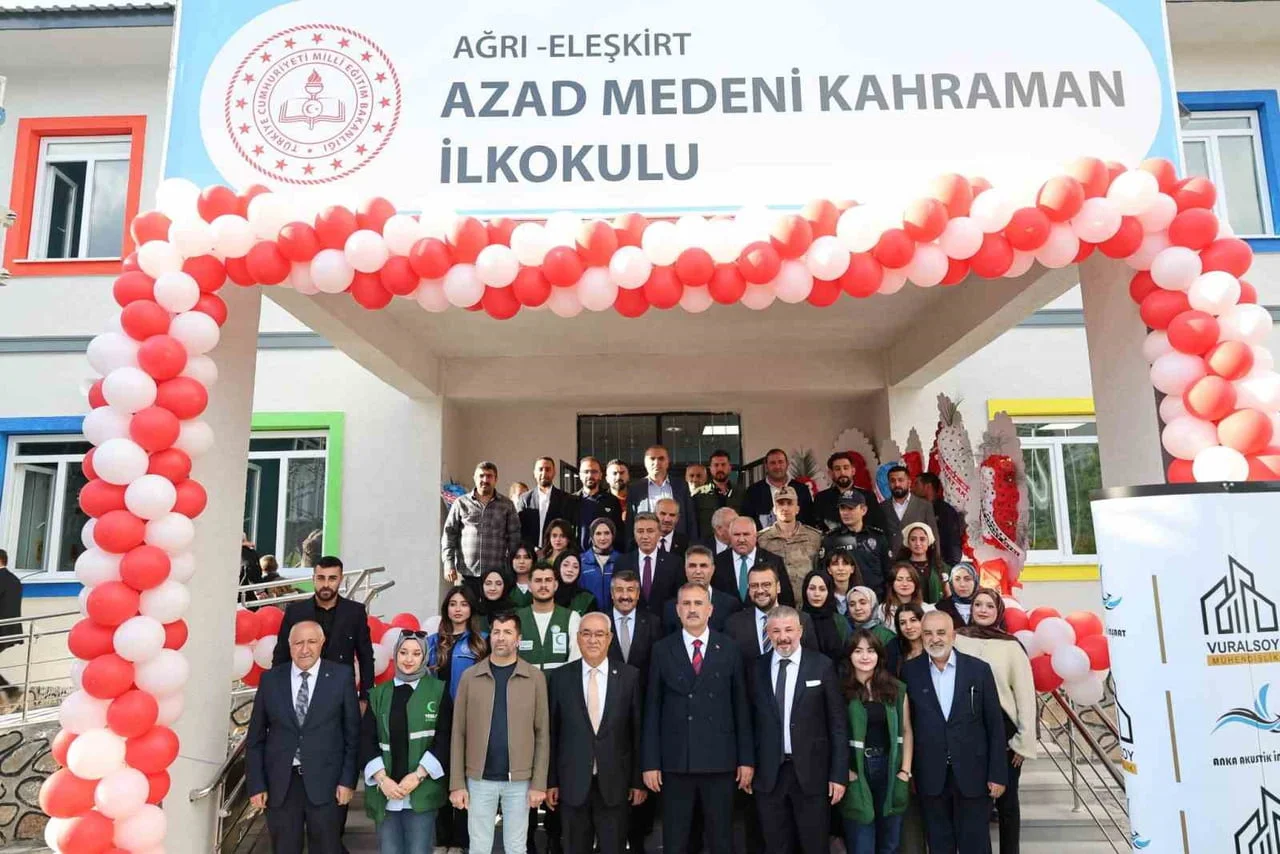 AĞRI'DA HAYIRSEVER İŞ İNSANINDAN EĞİTİME KALICI ESER