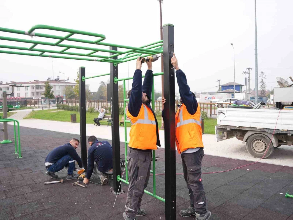 Düzce'de 23 Nisan Parkı'nda kapsamlı yenileme çalışması başlatıldı 2