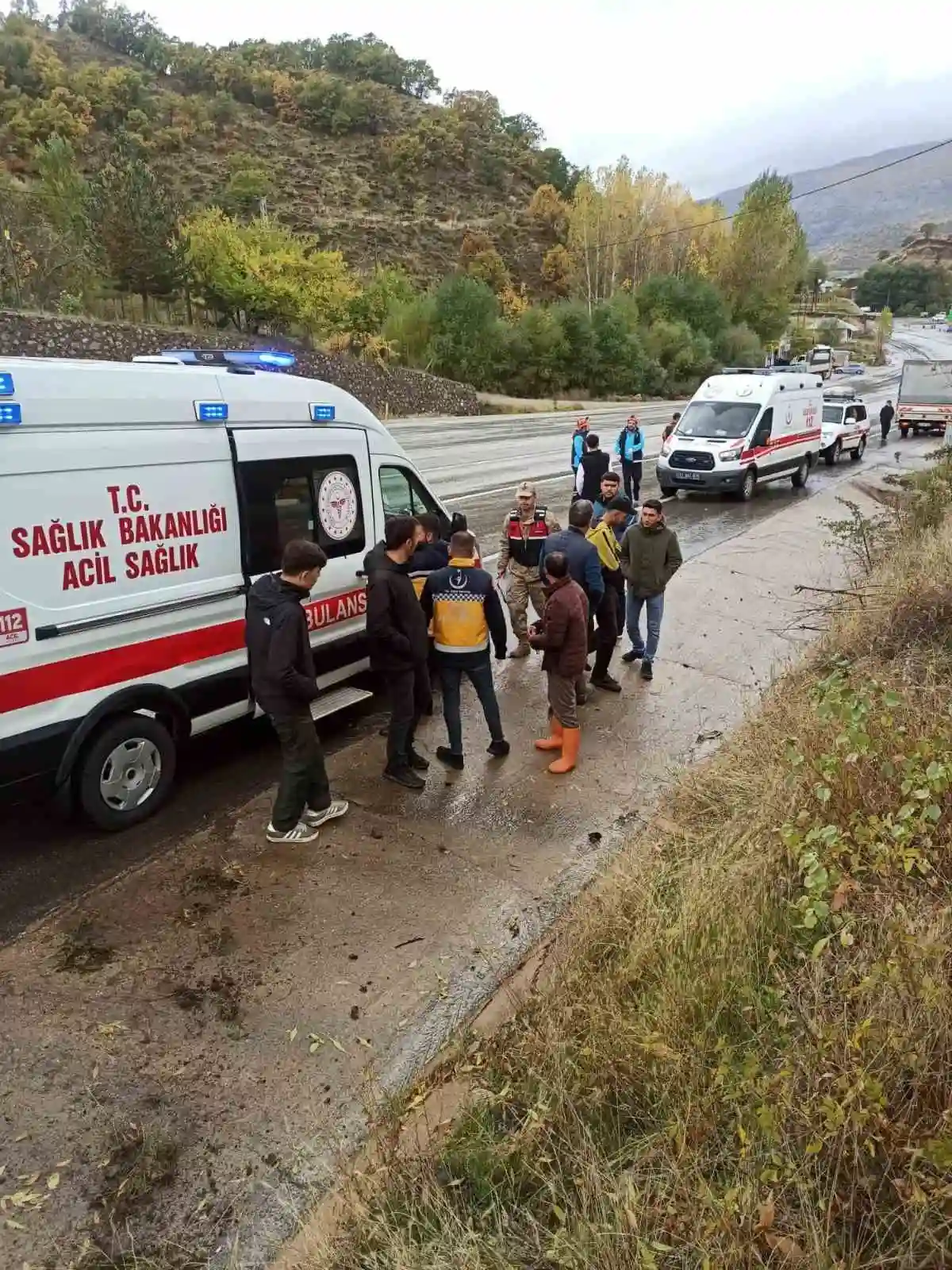 Bingöl-Erzurum karayolunda trafik kazası: 2 yaralı 2