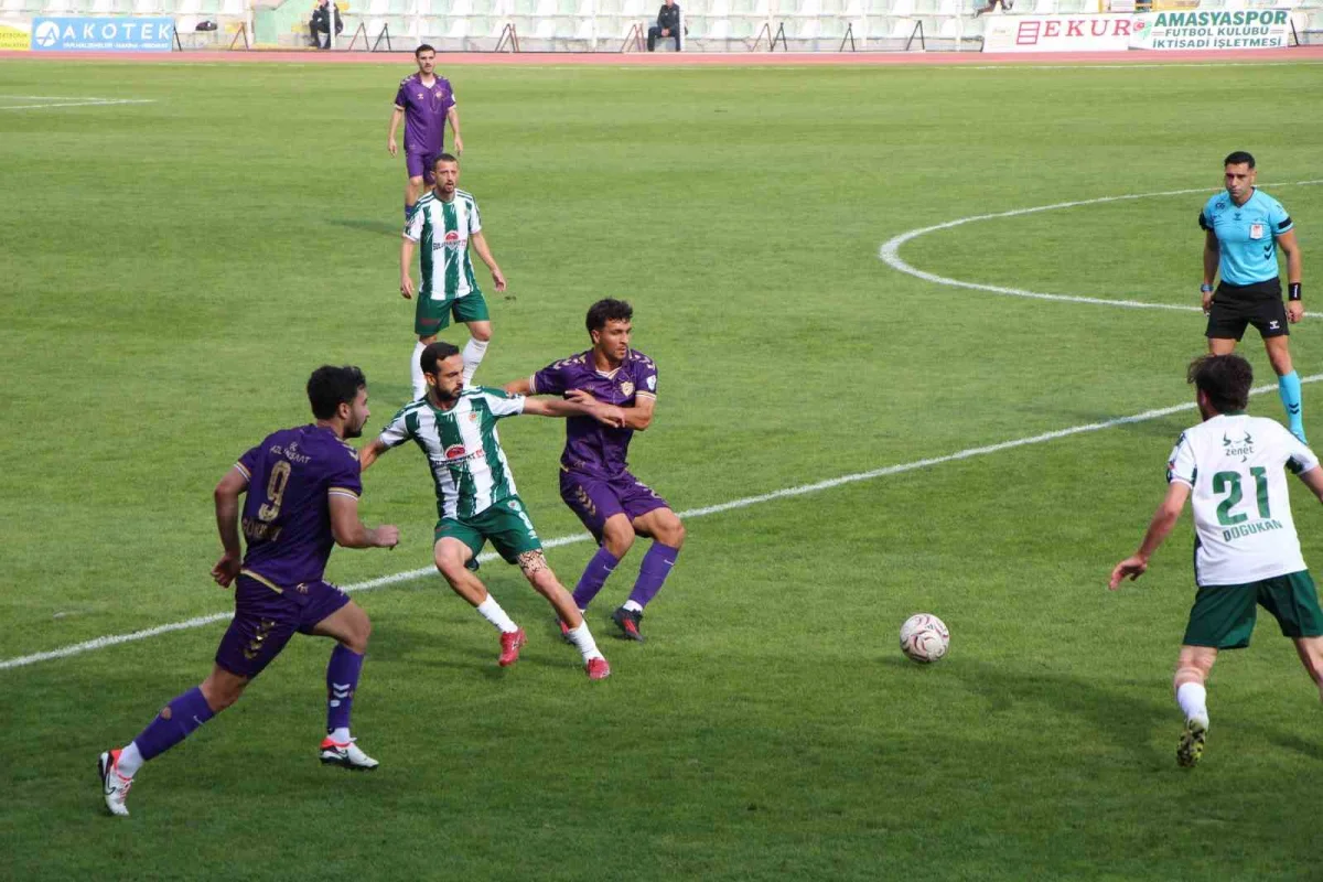 Amasyaspor FK kendi sahasında Orduspor 1967'ye 3-0 mağlup oldu 2