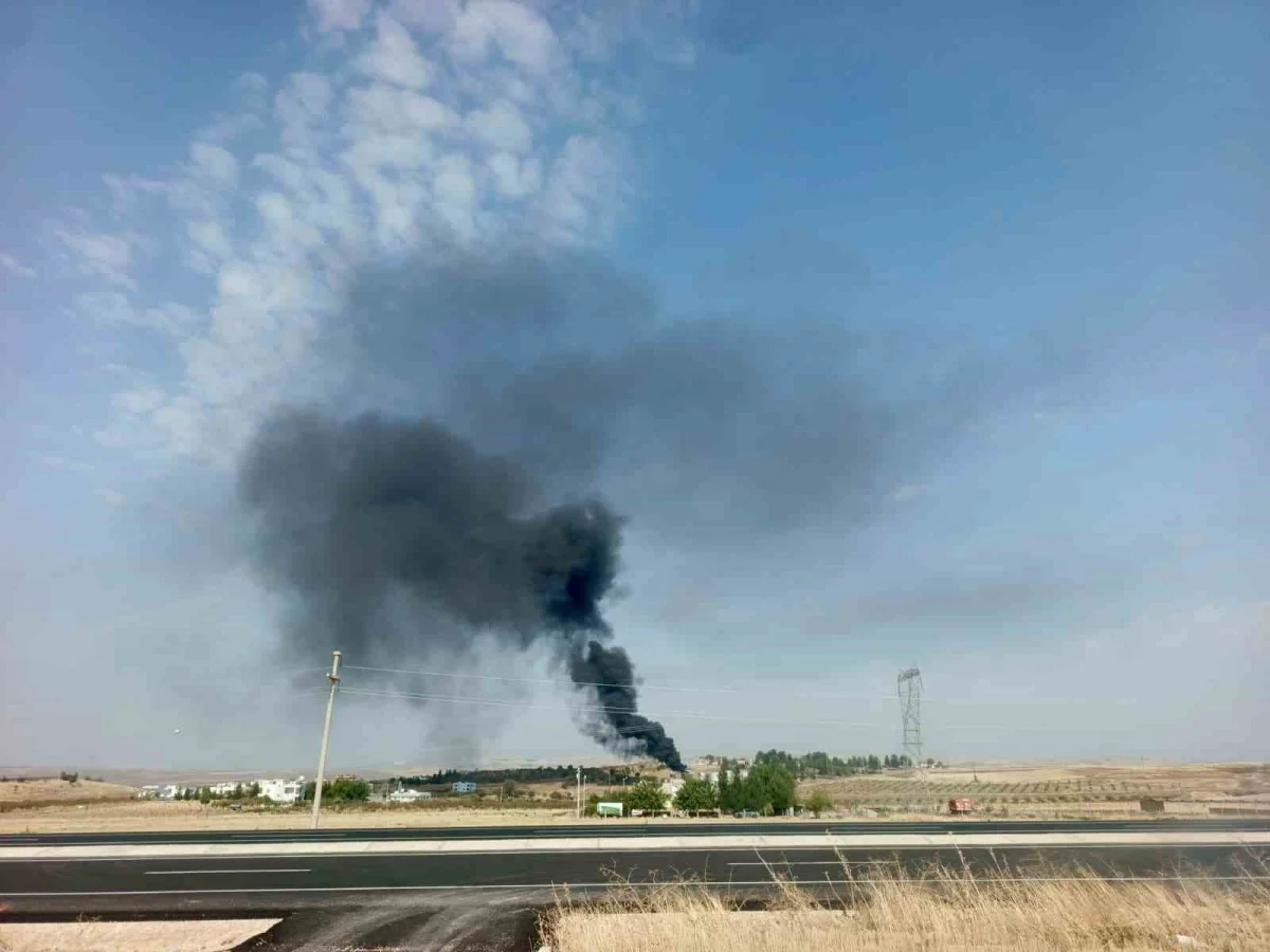 Siirt'te petrol sahasında yangın: Söndürme çalışmalarına TOMA da katıldı 3