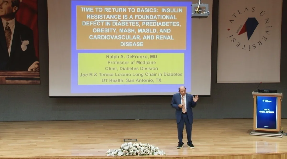 Diyabetin öncüsü Prof. Dr. Ralph A. DeFronzo İstanbul'da yeni tedavi yaklaşımlarını anlattı 1