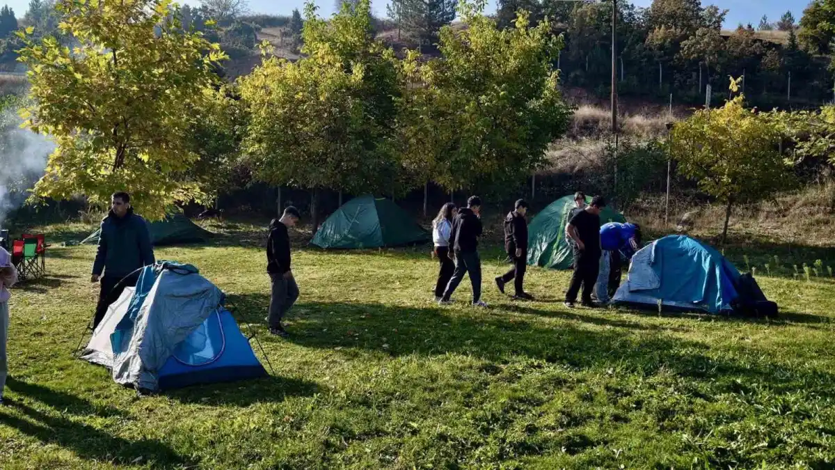 Hisarcık'ta LGS maratonundaki gençlere moral ziyareti 2