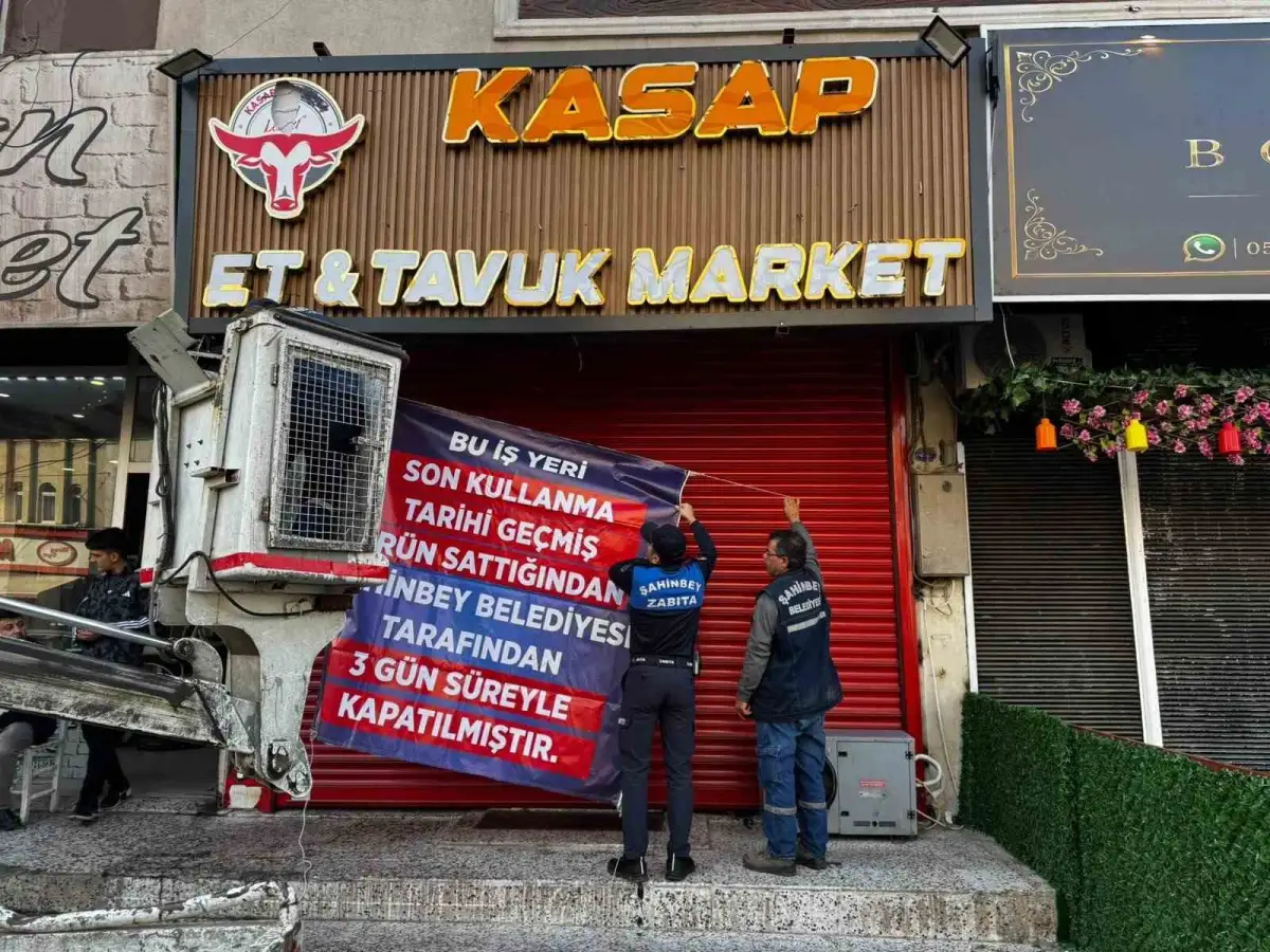 Şahinbey'de tarihi geçmiş ciğer satan işletmeye 3 gün kapatma cezası 4