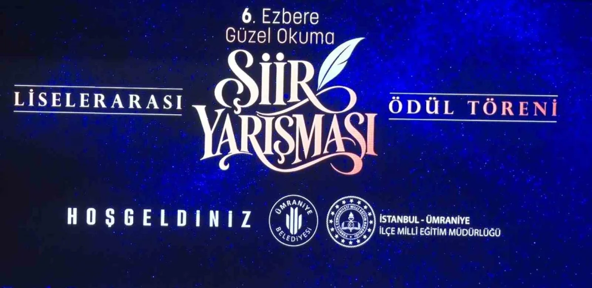 Ümraniye'de liseliler Türk edebiyatının usta şairlerinin mısralarıyla yarıştı 4