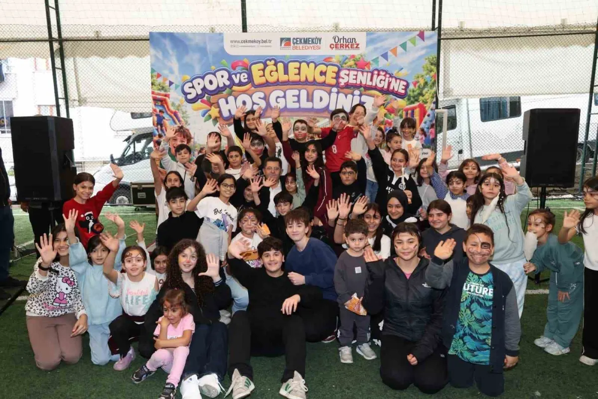 Çekmeköy'de çocuklar spor ve eğlence şenliğinde buluştu 1