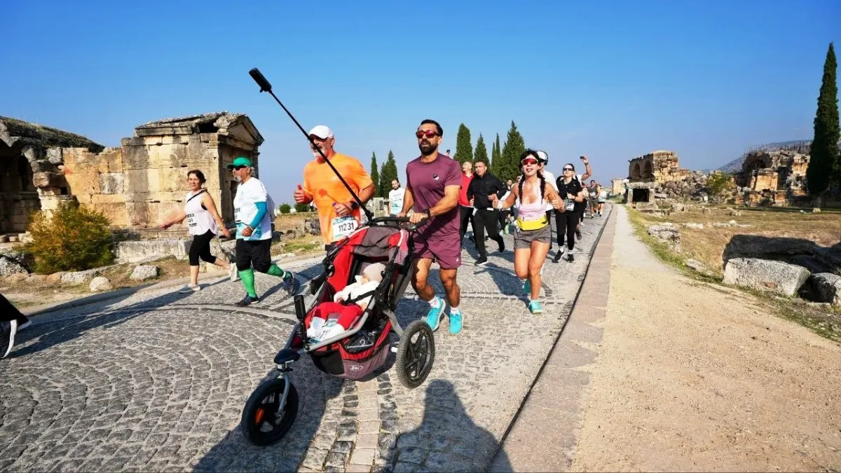 Pamukkale'de 20 bin kişinin katıldığı Lykos Yarı Maratonu rekorla tamamlandı 5