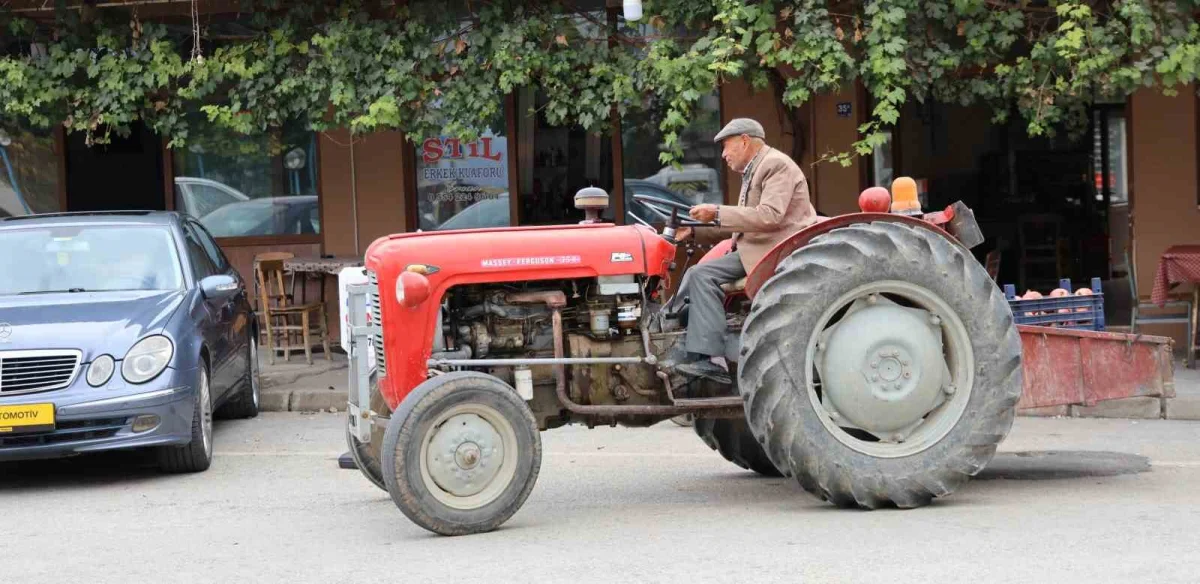 Aydın'da 88 yaşındaki çiftçi 69 yıllık traktörüyle üretime devam ediyor 2