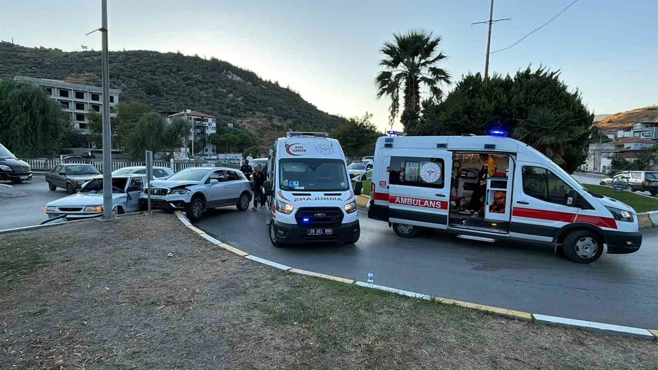 SÖKE’DE TRAFİK KAZASI: 2 YARALI