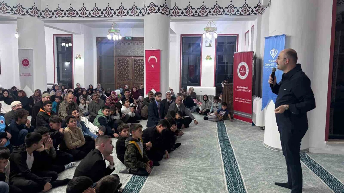 Doğanşehir'de cami-aile buluşması: Uzmanlar birçok alanda bilgilendirdi 1