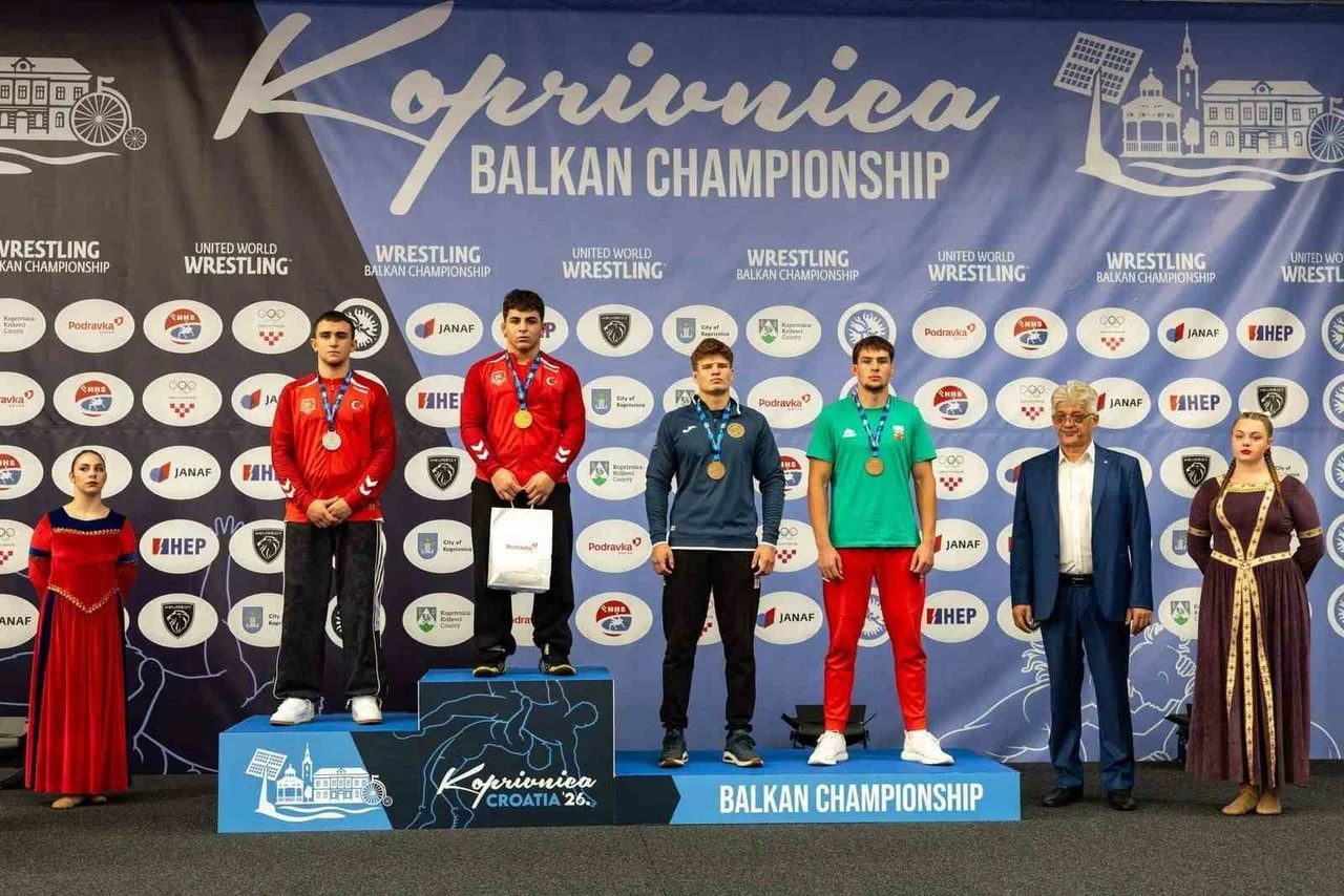 YILDIRIM BELEDİYESPOR KULÜBÜ’NÜN GENÇ GÜREŞÇİLERİ, HIRVATİSTAN’DA DÜZENLENEN U17 BALKAN GÜREŞ...