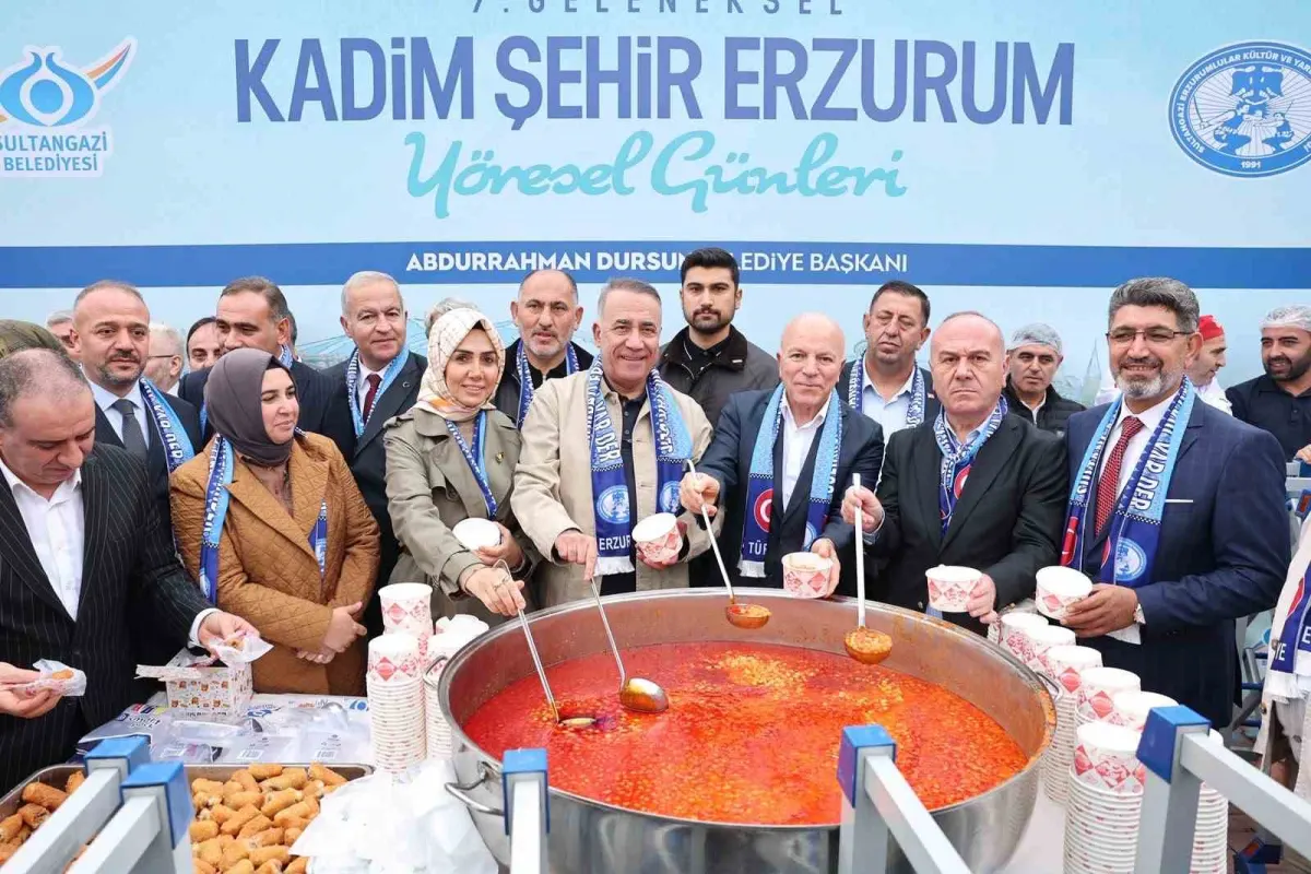 Sultangazi'de Erzurum lezzetleri ve kültürü bir araya geldi 2