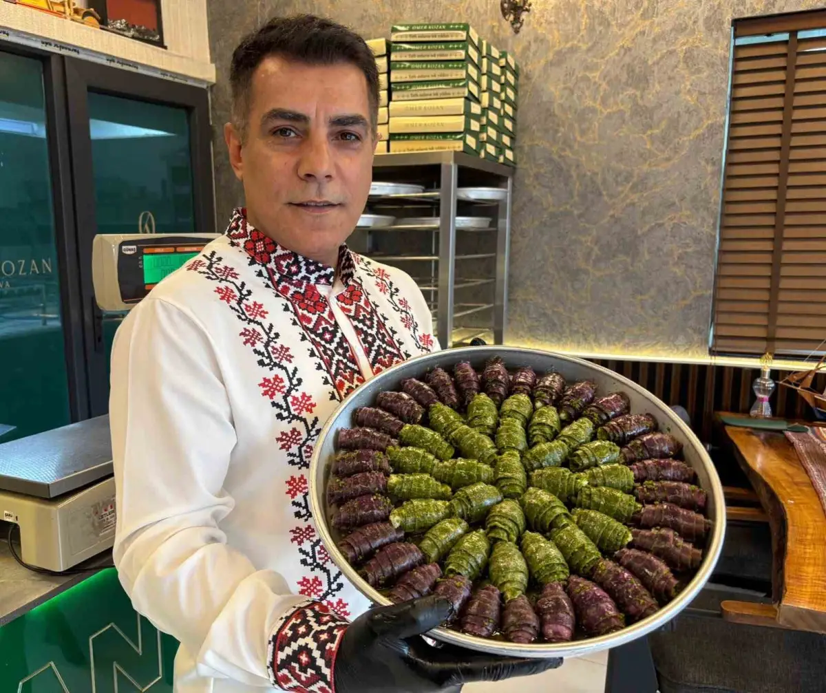 Gaziantep baklavası ile Fransız kruvasanı aynı tepside buluştu 4
