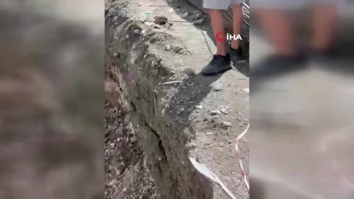 Belediyenin 2 gün önce çevre güvenliği alınmadığı için ceza yazdığı inşaatın temeline düşen yaşlı...