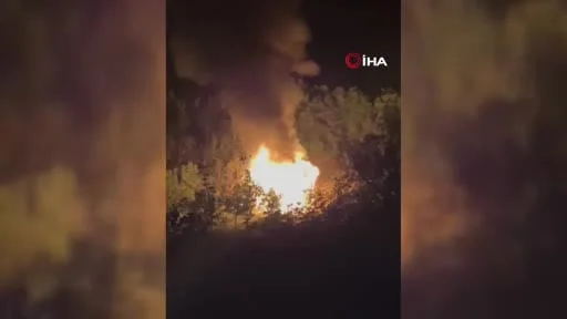 İnegöl'de barakada çıkan yangın söndürüldü