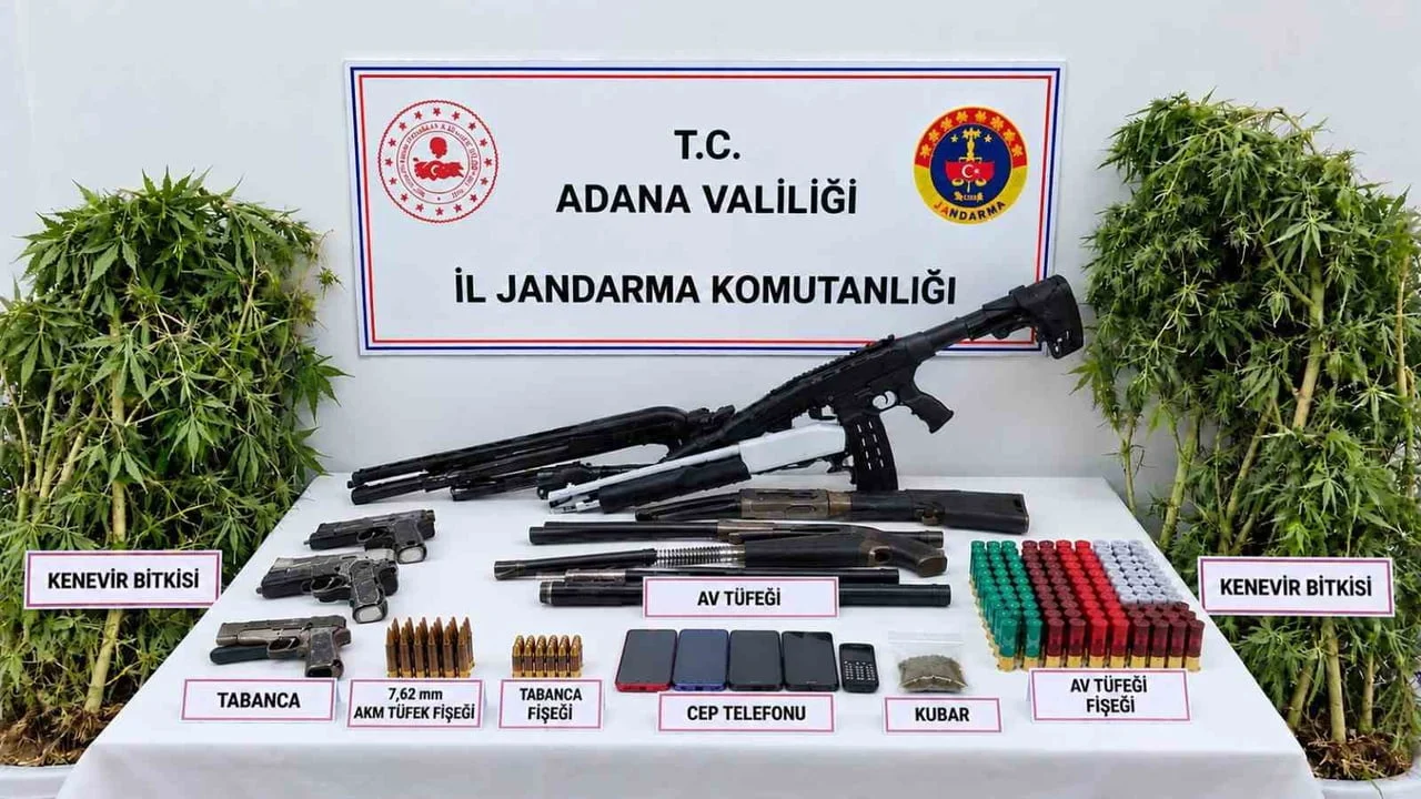 ADANA’DA 3 ADRESE DÜZENLENEN OPERASYONDA GÖZALTINA ALINAN 3 ŞÜPHELİDEN BİRİNİN 4 AYRI SUÇTAN 18...