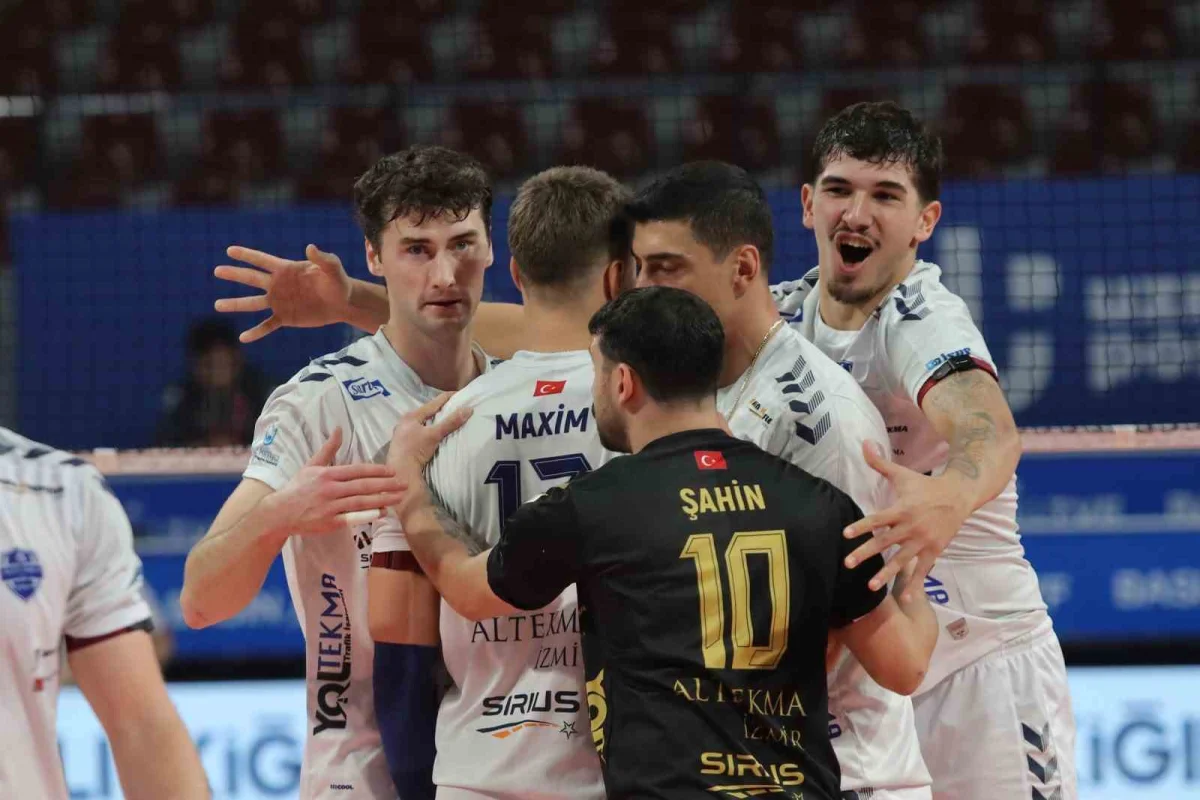 Halkbank, Altekma deplasmanında set vermedi: 3-0 2
