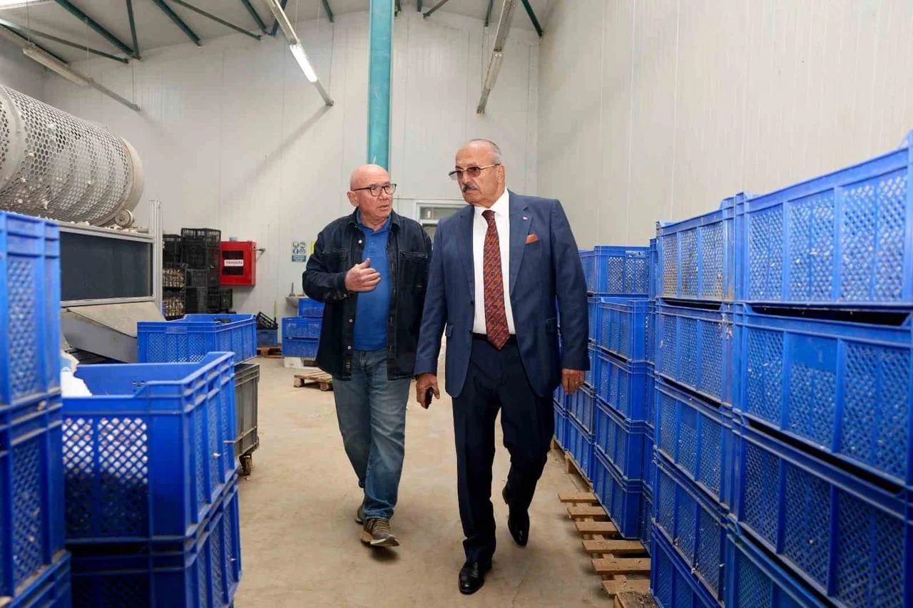 TAŞKÖPRÜ ORGANİZE SANAYİ BÖLGESİNİ ZİYARET EDEN TAŞKÖPRÜ BELEDİYE BAŞKANI HÜSEYİN ARSLAN...