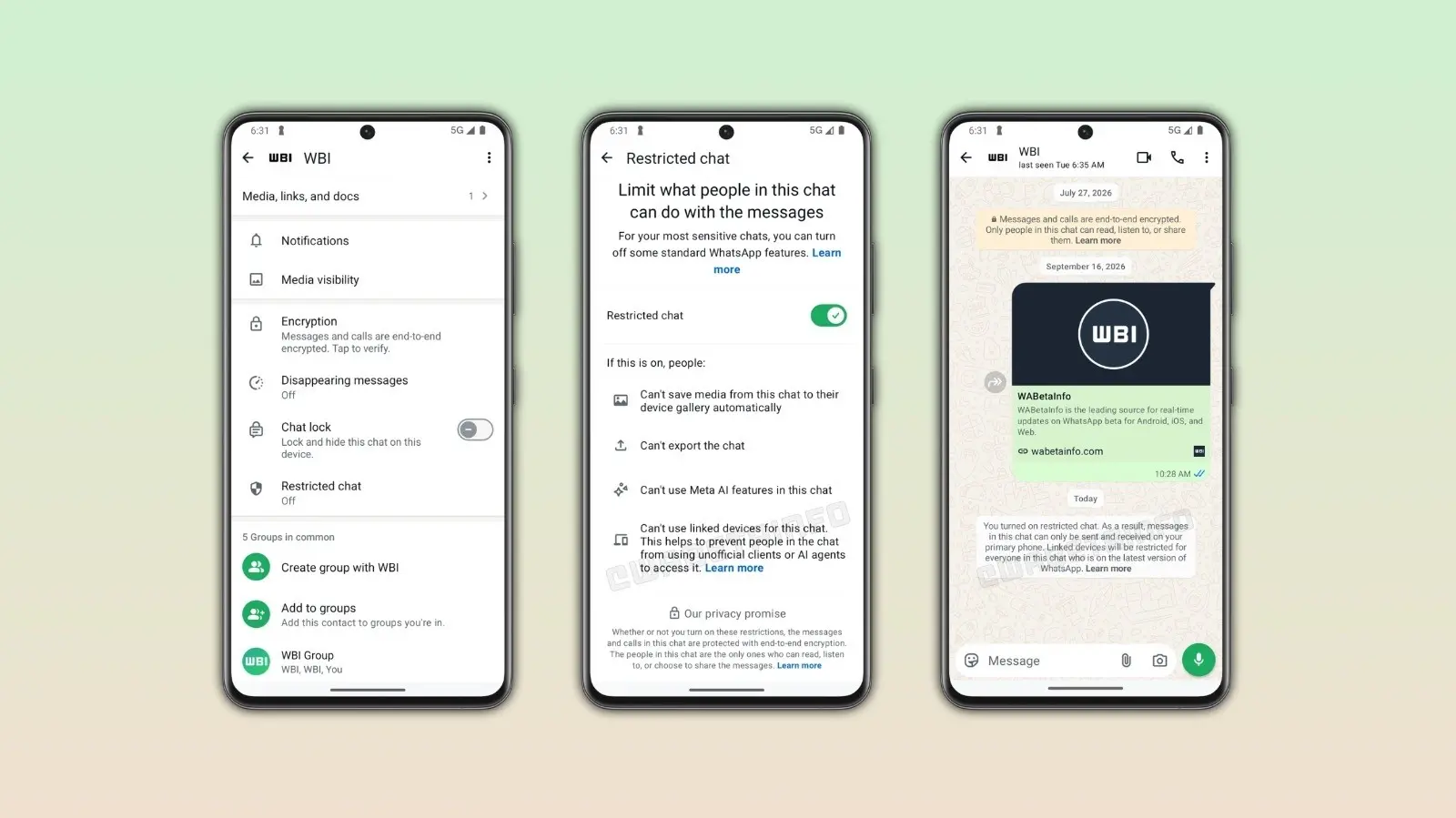 WhatsApp Kısıtlı Sohbet özelliği beta kullanıcılarına açıldı