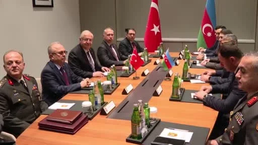 Milli Savunma Bakanı Yaşar Güler, Azerbaycanlı mevkidaşı Orgeneral Zakir Hasanov ve Gürcistan...