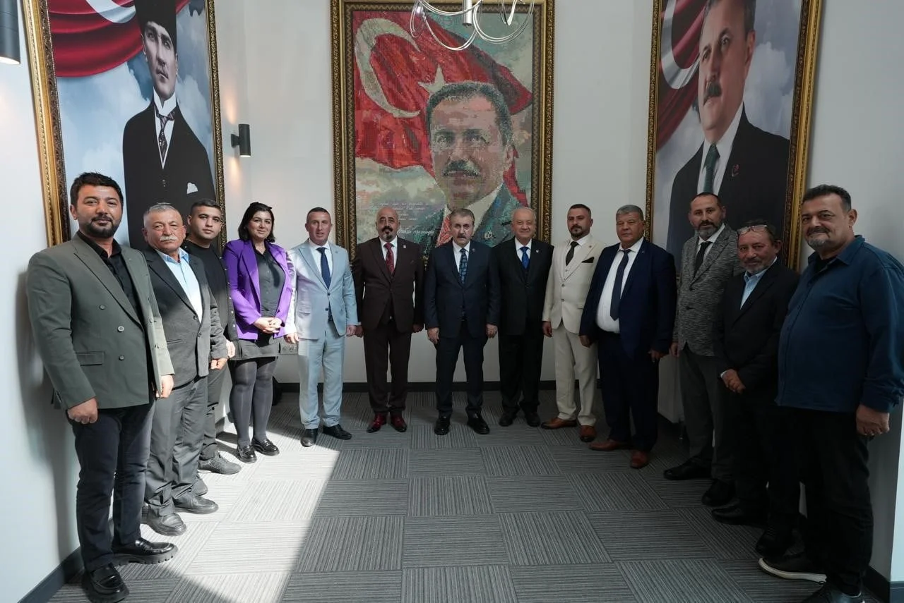 BÜYÜK BİRLİK PARTİSİ (BBP) LİDERİ MUSTAFA DESTİCİ, ANTALYA VE BURDUR’DAN GELEN 12 İMAMLAR...