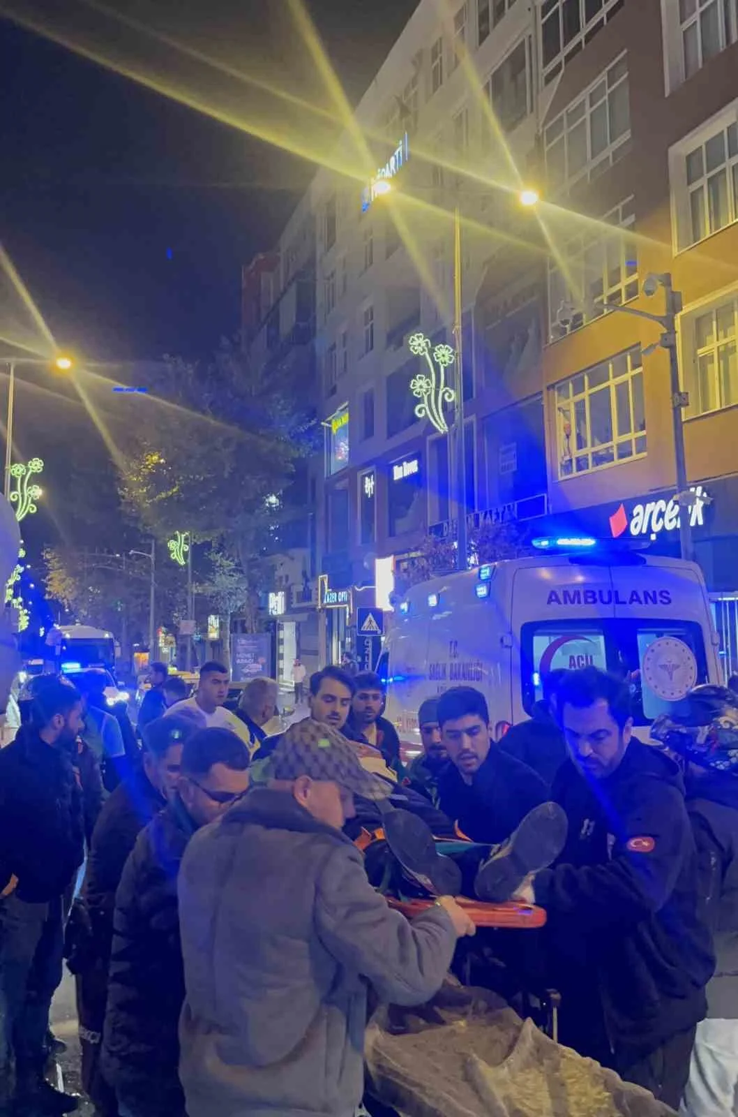 Çorlu'da iki motosikletin çarpıştığı kaza kameraya yansıdı 3