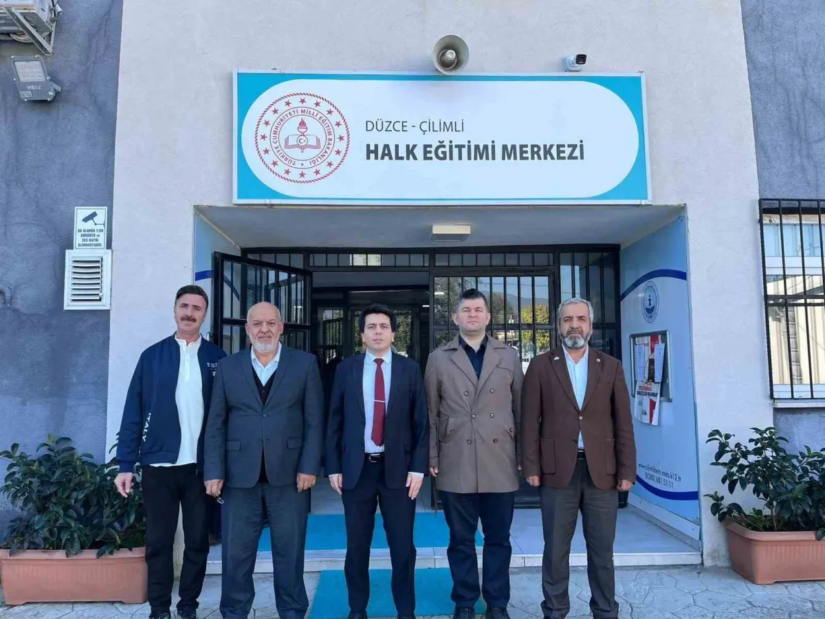 Kaymakam Altıntaş'tan Çilimli'deki eğitim çalışmalarına inceleme ziyareti 1