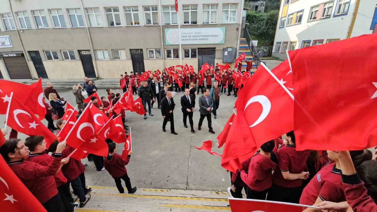 Zonguldak'ta öğrencilerin hazırladığı Çanakkale rölyefi sergilenmeye başlandı 2